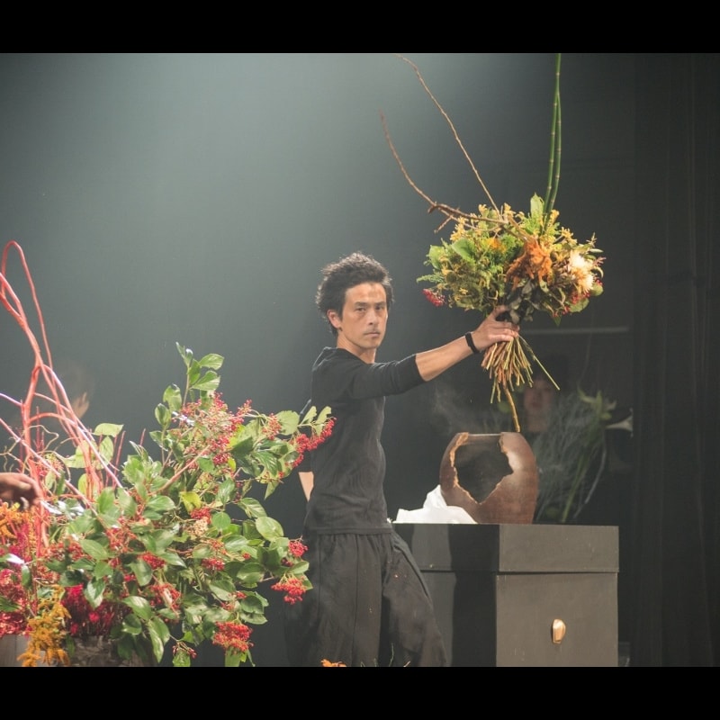 動きがある花の演出